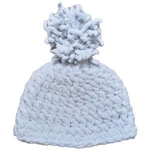 Light Blue Thick Winter Crochet Toque